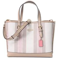 【美品】COACH コーチ シグネチャー ジャカード トートバッグ 2WAY