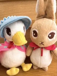 ピーターラビット　アヒルとウサギのぬいぐるみセットのサムネイル