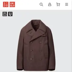 新品未使用！ UNIQLO ユニクロユー パデッドショートピーコート ブラウン