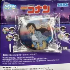 名探偵コナン セガラッキーくじ I賞 缶バッジセット 毛利蘭