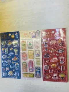 国内正規品　BGM 喫茶アラモード　きゅるるんシール3枚セット