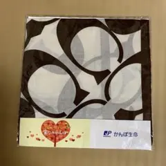「少し値下げ中」☆コーチ☆大判サイズ☆オリジナルハンカチ