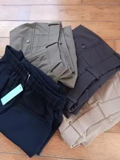 ユニクロ タックワイドパンツ 新品アメリカンホリック スラックス まとめ売り4本