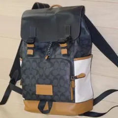 COACH シグネチャー トラックバックパック リュックのサムネイル