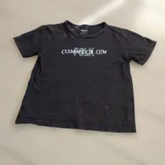 COMME CA ISM キッズ Tシャツ ブラック 130A