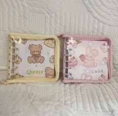 6穴リング シール帳 バインダー 2冊セット