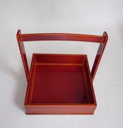飛騨春慶塗 箸付き手提げ二段重箱 おせち お弁当 茶道具 菓子器 - メルカリ