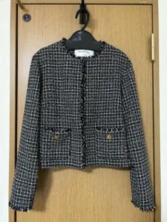 NATURAL BEAUTY BASIC ツイード ジャケット Sサイズ