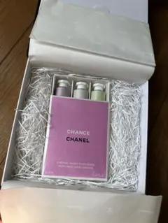 未開封 CHANEL チャンス ハンドクリーム 3本セット BOX付き