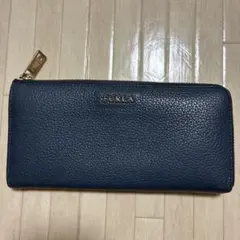 FURLA フルラ 長財布 ネイビー ラウンドファスナーのサムネイル