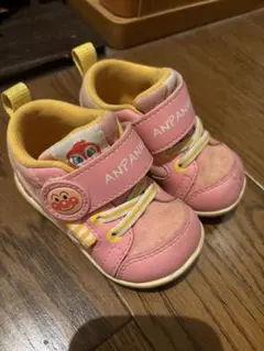 ムーンスター　13.0 アンパンマン キッズシューズ ピンク