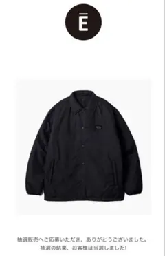 ENNOY PADDED NYLON COACH JACKET black【L】