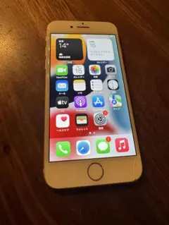 iPhone7 128GB シルバー　SIMロック解除済み　割れあり