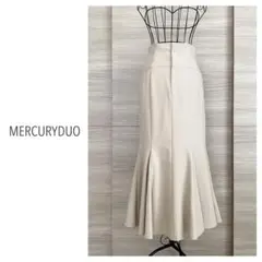 MERCURYDUOマーキュリーデュオ　ストレッチツイルマーメイドフレアスカート