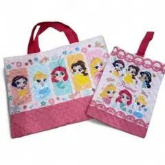 手提げ袋 上履き袋 レッスンバッグ 絵本バック 入園入学 2点セット