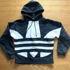 レディース adidasoriginals ロゴパーカー ショート丈