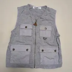 familiar ベスト 120cm グレー　薄手