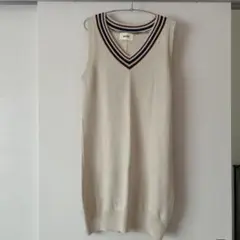 スナイデル snidel ニットベストワンピ