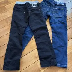 Lee ボトムス 2色セット ゴムウエスト120cm