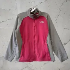 THE NORTH FACE フリース ジャケット ピンク×グレー バイカラー