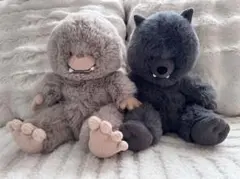 Jellycat ぬいぐるみ Wilf Wolf Bo Bigfootのサムネイル