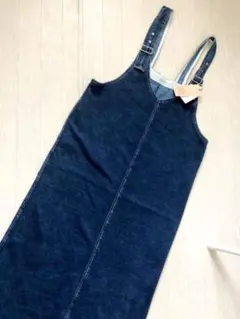 新品未使用　ストレッチデニム地ジャンパースカート