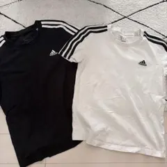 adidas Tシャツ 白　黒　2枚