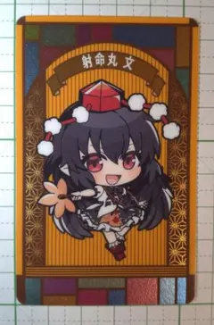 東方project　トレーディングコレクトメタリックカード　No.05　射命丸文