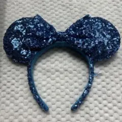 ディズニー　ミニー　カチューシャ　スパンコール
