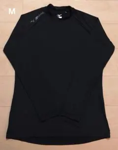 Mizuno 野球　アンダーシャツ M　長袖 黒　12JA5P10　ミズノ