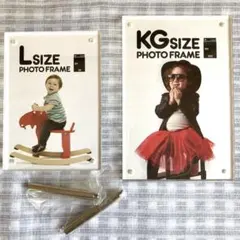 フォトフレーム　２種（アクリル素材）