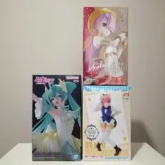 美少女フィギュアセット 初音ミク ラム 凛 バレエ アラジン タキシード