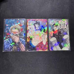 呪術廻戦 応募者全員サービス ホロクリアカード 七海.東堂葵&高田ちゃん.与幸吉