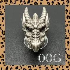 1624★未使用★00Gボディピアス★ステンレス★プラグ★ドラゴンヘッド