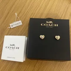 coach コーチ　ハート　ターンロック　ピアスのサムネイル
