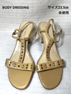 BODY DRESSING ベージュ サンダルパンプス サイズ23.5㎝　未使用のサムネイル