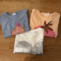 ZARA キッズ　長袖Tシャツ ロンT 3点セット　98cm