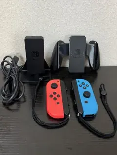 【美品】Nintendo Switch ジョイコン付属品セット(赤青)