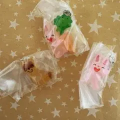 うさぎさん　にんじん　たぬきさん　めじるし　ガチャ