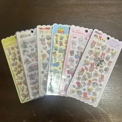 カミオジャパン フロッキードロップステッカー 6枚セットのサムネイル