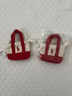 【新品未使用】ラルフローレン　ノベルティ　トートバッグ　2個セット　キーホルダー