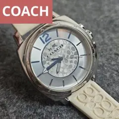 稼働品 COACHCOACH コーチ腕時計 シルバー ラバーベルトのサムネイル