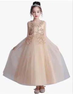 【美品】フォーマルドレス 子供用 発表会 結婚式 パーティー 160cm