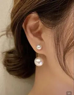 アクセサリー　ピアス　パール