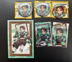 鬼滅の刃 明治村 竈門炭治郎 時透無一郎 カード 缶バッジ アクキー