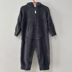 未使用　ジェラートピケ　恐竜　フリースロンパース 80-90
