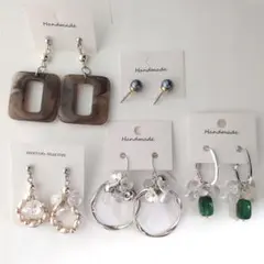 ①おまとめ5点アクセサリー　ピアス　イヤリング