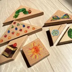はらぺこあおむし　木製カラフルパズルセット