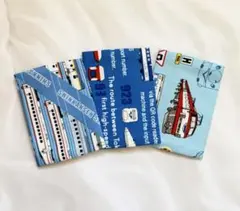 3点セット　子供用ポケットティッシュケース　入園入学　電車　新幹線　乗り物