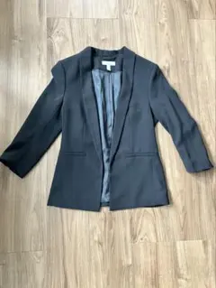 H&M ブラック テーラードジャケット EUR 34P